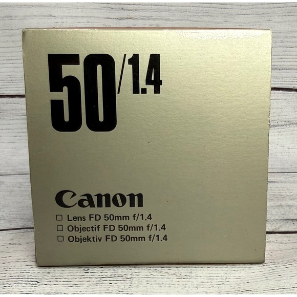 Canon FD 50mm F1.4 S.S.C. Lens with Original Box and Warranty Card Made in Japan - Picture 3 of 13
